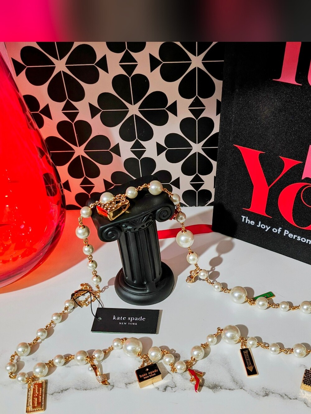 Kate Spade New York Minute Statement Charm Necklace - Bestseller! NOVELTY Piece! - Picture 9 of 10